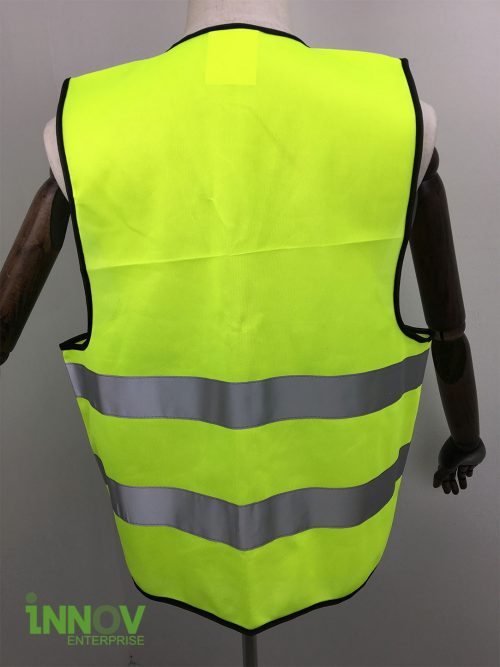 Innov SV02 Safety Vest Series - 100% Polyester (Horizontal Stripe)Back