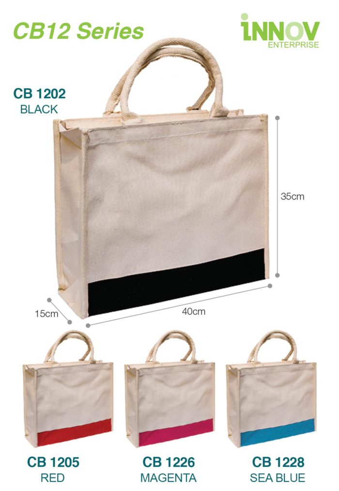 Canvas Bag With Zipper