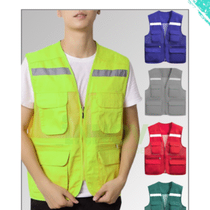SVP07 Series - Cotton Twill Safety Vest with 6 Pockets