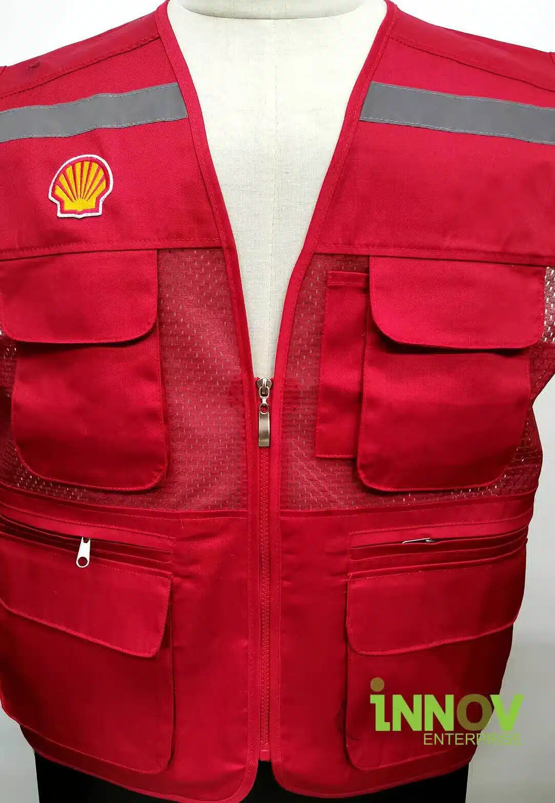 Shell-Logo-Custom-Printing-Singapore-Safety-Vest-Right-Chest