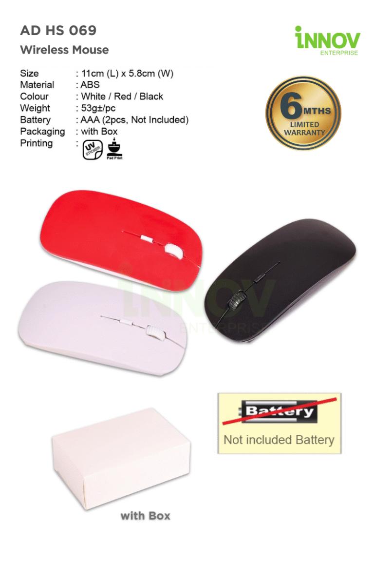 Customised Wireless Mouse Singapore | Branded Tech Essentials for ...