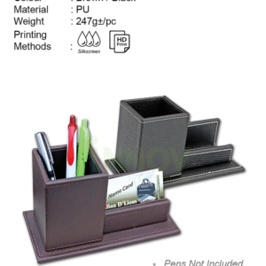 AD PH 921 PU Pen Holder with Name Card Holder