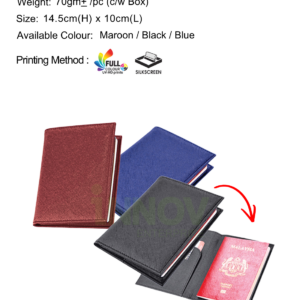 IG PH7777 PU Passport Holder