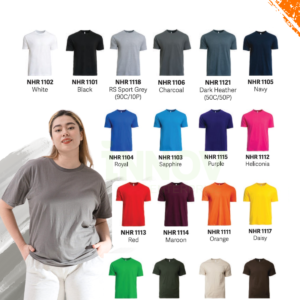 MT-NHR1100 Adult Cotton Crew Neck T-Shirt